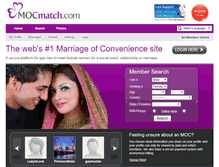 Tablet Screenshot of mocmatch.com